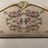 Antique Italian Baroque Gilt-wood King or Queen Headboard with Needlepoint