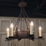 Antique Wrought Iron Chandelier