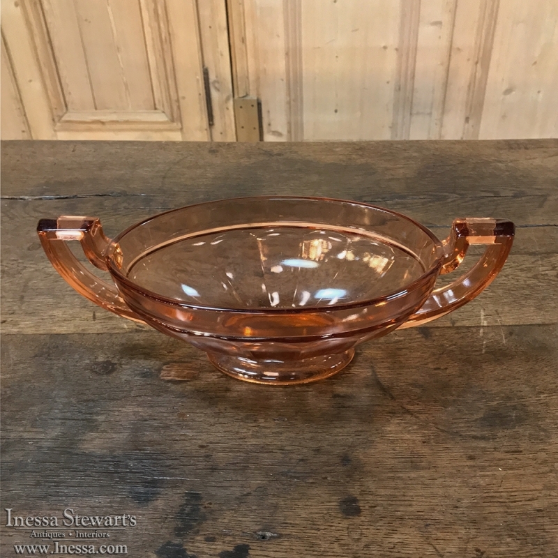 Amber Glass Serving Bowl Inessa Stewart's Antiques