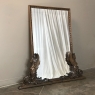 Antique Italian Empire Walnut Mirror