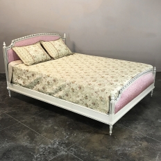 Antique French Louis XVI Painted Bed ca. 1950
