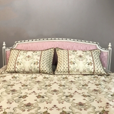 Antique French Louis XVI Painted Bed ca. 1950