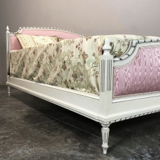 Antique French Louis XVI Painted Bed ca. 1950