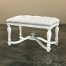 Reproduction King Henry Upholstered Painted Bench