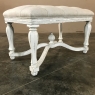 Reproduction King Henry Upholstered Painted Bench
