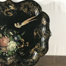 Serving Tray, 19th Century English in Papier Mache