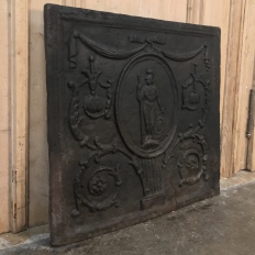 18th Century French Cast Iron Fireback