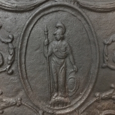 18th Century French Cast Iron Fireback