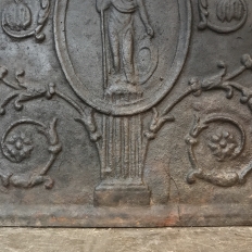 18th Century French Cast Iron Fireback