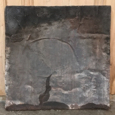 18th Century French Cast Iron Fireback