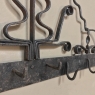 Pair 19th Century Spanish Wrought Iron Spoon Racks from Malaga