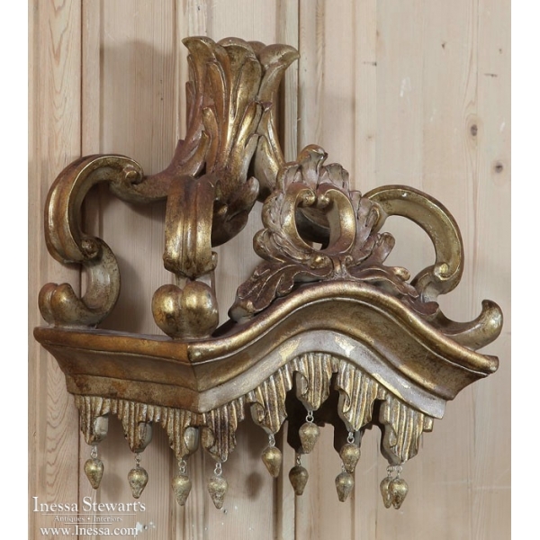 Baroque Gilded Bed Crown