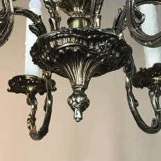 Antique French Louis XV Brass Chandelier