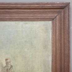 Antique Framed Oil Painting on Canvas