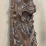 18th Century Hand Carved Angel Oak Pilaster 