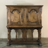 Early 19th Century Rustic Country French Raised Cabinet