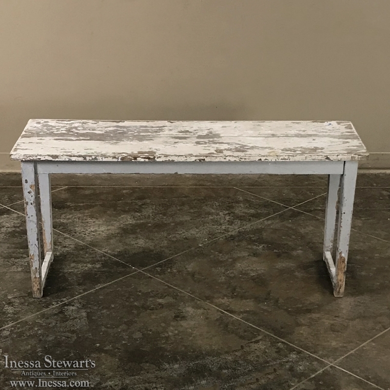 Antique Rustic Country French Provincial Coffee Table