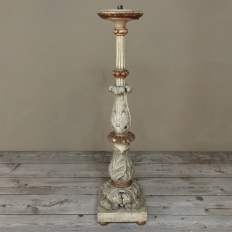 19th Century Italian Carved Candlestick