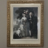 19th Century Framed Hand Colored Engraving by Armand Mathey (1854-1931)