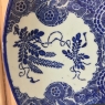19th Century Flow Blue Plate