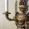 Pair Italian Hand-Carved Wood Louis XIV Gilded Sconces