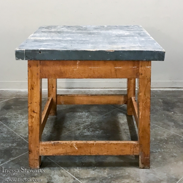 Antique Rustic Painted Table
