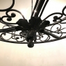 Pair Country French Wrought Iron Chandeliers