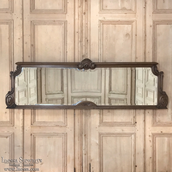 Antique French Louis XIV Backsplash Mirror