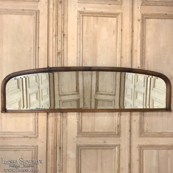 Antique French Louis XVI Backsplash Mirror