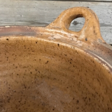 19th Century Earthenware Pot with Lid