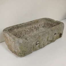 18th Century Hand-Carved Stone Jardiniere