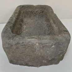 18th Century Hand-Carved Stone Jardiniere