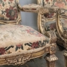 Pair 19th Century French Louis XIV Gilded Armchairs