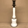 19th Century Neoclassical French Milk Glass Oil Lantern 