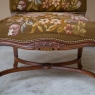 19th Century Antique French Louis XV Needlepoint Tapestry Armchair