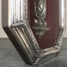 19th Century French Silverplated Madonna in Octagonal Frame