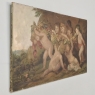 Antique Oil Painting on Canvas of Cherubs