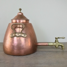19th Century Copper & Bronze Beverage Server