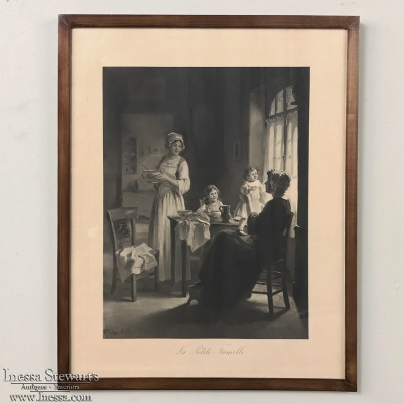 19th Century Framed French Engraving