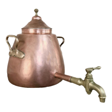 19th Century Copper & Bronze Beverage Server