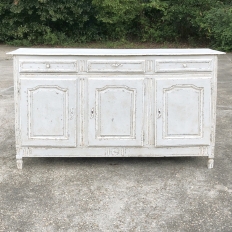 18th Century Country French Painted Buffet