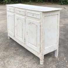 18th Century Country French Louis XVI Painted Buffet