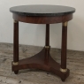 19th Century French Napoleon III Period Marble Top End Table ~ Gueridon