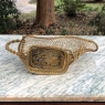 Antique Brass Wine Serving Basket