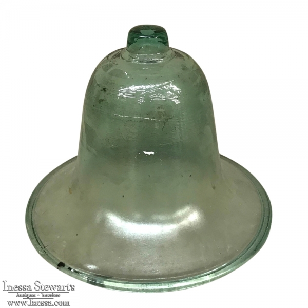 19th Century Hand-Blown Glass Bell Cover