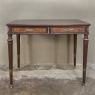 19th Century Louis XVI Bronze Mounted Mahogany Writing Table by Schmit of Paris