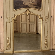 Trumeau ~ 19th Century French Louis XV Painted and Gilded