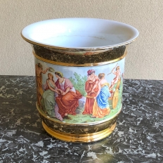 Cache Pot, Antique Italian Neoclassical Florentine