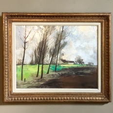 Framed Oil Painting on Canvas by Geroen