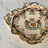 Antique Decorative French Faience Plate from Brittany